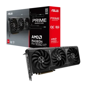 ASUS Radeon RX 9060 XT Prime OC 8GB / 3330MHz / 8GB GDDR6 / 1x HDMI + 2x DP / 550W (8) (90YV0MI0-M0NA00)