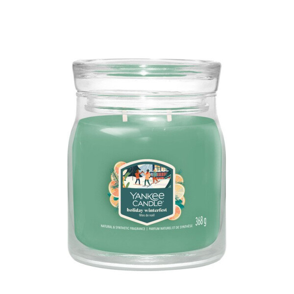 Yankee Candle Signature svíčka: Holiday Winterfest 368g (2 knoty)