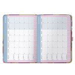 Busy B Týdenní diář To Do Floral A5 2026/27, růžová barva, šedá barva, papír