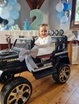 Mamido Elektrické autíčko Jeep Raptor 4x4 černé