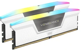 Corsair Vengeance RGB 32GB (2x 16GB) DDR5 6000MHz / CL40 / DIMM / XMP 3.0 (CMH32GX5M2B6000C40W)