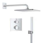 GROHE - Precision Sprchový set s termostatem pod omítku, 31x31 cm, chrom 34881000
