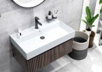Zrcadlo se senzorem SAT 70x70 cm černá SATZKULED70CE SATZKULED70CE