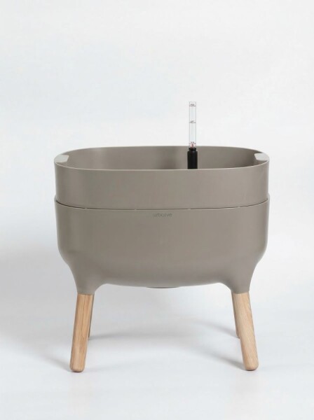 Nízká pěstební nádoba Urbalive - taupe