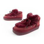 D.Franklin dámské sněhule zimní módní kožešina zateplené bordó dámské 41