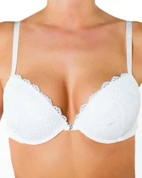 Dámská gelová push-up podprsenka Leilieve 991 bílá