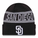New Era Pánská zimní čepice San Diego Padres MLB Black Colorway 2024 Clubhouse Beanie