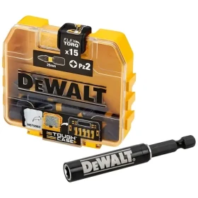 DeWalt Sada bitů Extreme Impact Torsion PZ2, 15 ks / Šroubovací bity / TSTAK / 25 mm (DT70618T)