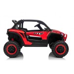Mamido Elektrické autíčko Buggy UTV KCK 4x4 červené 24V | 800W | 50 kg | EVA | LED | 2,4Ghz | ECO kůže