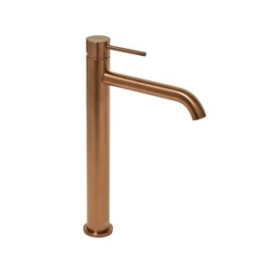 Vysoká umyvadlová baterie SAT Aurum bez výpusti broušená rose gold SATBAUR285BRG SATBAUR285BRG
