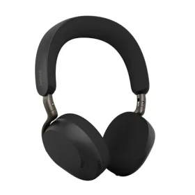 Jabra Evolve3 75 MS + nabíjecí podložka USB-A černá / bezdrátová sluchátka / mikrofon / ANC / USB-A + Bluetooth (37599-999-989)