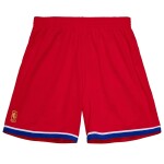 Mitchell & Ness Pánské kraťasy Washington Wizards NBA Washington Bullets 1996-97 Swingman Shorts - Červená Velikost: L