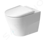 DURAVIT - D-Neo Stojící WC, zadní odpad, Rimless, HygieneGlaze, bílá 2003092000