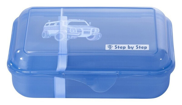Krabička na svačinu Police Truck Charly, modrá