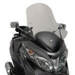 266DT plexi čiré Suzuki Burgman 400 (06-16), vxš840x680 mm,o 160 mm vyšší, použij sadu D 266KIT