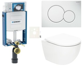 Závěsný WC set Geberit k zazdění SAT Fusion SIKOGZTORFUS01 SIKOGZTORFUS01