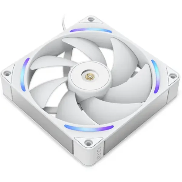 NZXT F140X bílá / 140mm / Fluid Dynamic Bearing / 41 dB @ 2400 RPM / 81 CFM / 4-pin PWM + 4-pin RGB (RF-U14PN-W1)