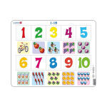 Puzzle MAXI Počítání pro nejmenší čísly/10 dílků