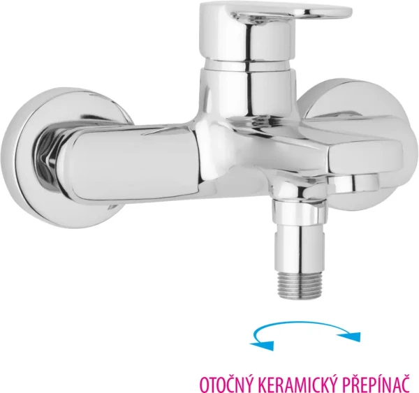 JB Sanitary Vanová nástěnná baterie MIRAM, rozteč 150 mm, bez příslušenství M10 50 00