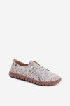 Okenní vzorové polobotky z přírodního semiše Multicolor Flaria 37