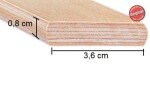 NábytekProNás Lamela buk 36 mm ROZMĚR: 36 cm