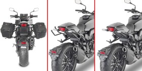 Tr1165 trubkový rychlosundávací držák brašen pro Honda CB 1000 R (18-25), systém Remove-X
