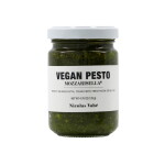 Nicolas Vahé Veganské bazalkové pesto s rýžovou mozzarisellou 135 g, zelená barva, sklo