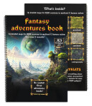 RPG kniha A3 s terény Future Adventures + popisovač a hadřík - Hexagonová mřížka