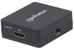 Manhattan HDMI Splitter 1080p černá / Rozbočovač / 2 porty / max. 1920x1200 / HDMI 1.3b / USB napájení (207652)