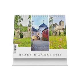 Stolní kalendář Hrady a zámky 2026