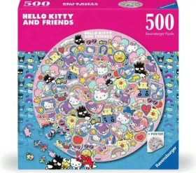 Ravensburger Kulaté puzzle Hello Kitty a přátelé