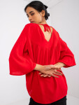 Dámská halenka CHA BZ 1701.29P Červená - FPrice červená L/XL