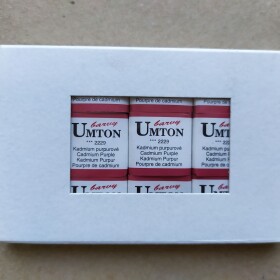 Umton Umton, mistrovské akvarelové barvy, 1/2 pánvička, 2,6 ml, 1 ks Barva Umton: 2229 Kadmium purpurové