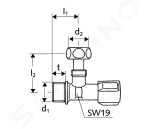 SCHELL - Comfort Rohový regulační ventil, chrom 050340699