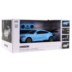 Mamido Elektrické auto na dálkové ovládání R/C s nabíjecí stanici modré