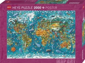 HEYE Puzzle Map Art: Miniaturní svět
