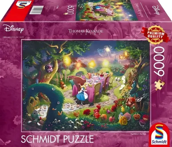 SCHMIDT Puzzle Alenka v říši divů: Čajový dýchánek šíleného kloboučníka