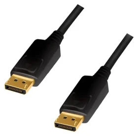LogiLink DisplayPort 1.2 černá / Kabel DisplayPort / 1 m / 4K/60 Hz (CD0100)