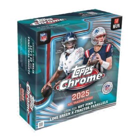 2025 Topps Chrome Football Mega box - karty NFL