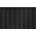 MEXEN/S - Rivel koupelnová skříňka pod umyvadlo 80 cm s deskou, 1 šuplík, reliéf , černá mat 91A20-08047-1-BFC71