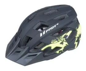 Pro-T Plus Soria černo-žlutá fluo / Cyklistická přilba / In-mold / Velikost M 55-58 cm (T03015-224518)
