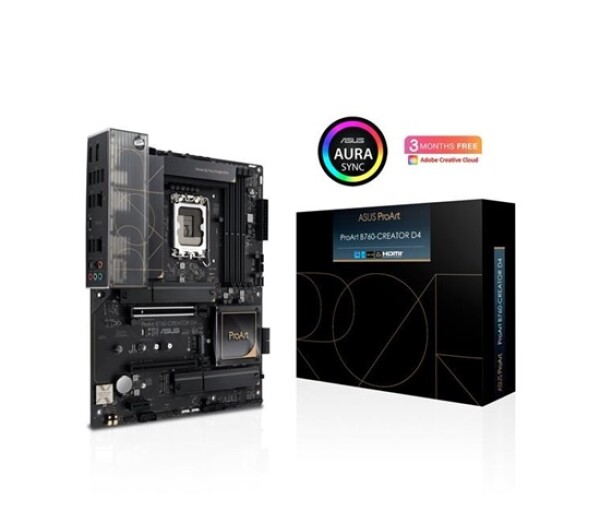 ASUS MB Sc LGA1700 PROART B760-CREATOR D4, Intel B760, 4xDDR4, 1xDP, 1xHDMI EDF_431979