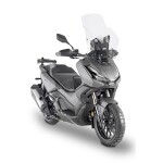 D1197St čiré plexi Honda Adv 350 (22-25), vxš650x500 mm, o 170 mm vyšší než orig.