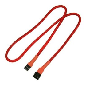 Nanoxia prodlužovací kabel 3-pin Molex 60cm červená (NX3PV60R)