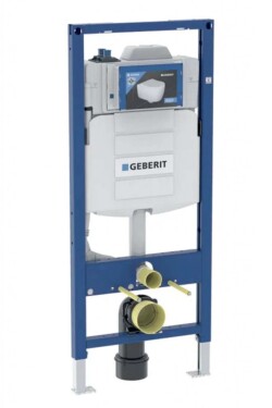 GEBERIT - Duofix Předstěnová instalace pro závěsné WC, se splachovací nádržkou Sigma 12 cm, s hygienickým proplachem, výška 1,2 m 111.058.00.1