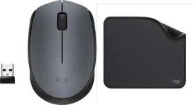 Logitech M170 + Studio Series grafitová / Set myš a podložka / bezdrátová