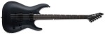 ESP LTD MH-1000 Baritone Black Satin