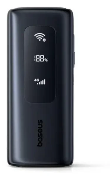 Baseus EnerGeek GX11 černá / Powerbanka / MiFi hotspot / 20000 mAh / 67W (6932172695743)