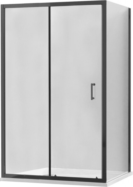 MEXEN/S - APIA sprchový kout 100x80, transparent, černá 840-100-080-70-00