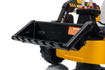 Mamido Dětský elektrický nakladač CAR-26A žlutý | 4x4 | RC 2.4Ghz | EKO kůže | 12V10Ah